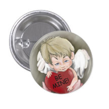 Be Mine Valentine Button