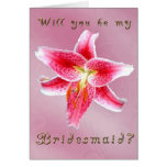 Be My Bridesmaid Cards