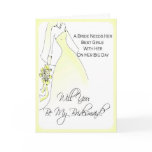 Be My Bridesmaid Invitation for Bridal Attendants