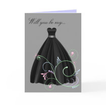 Be My Bridesmaid or Maid of Honour Card