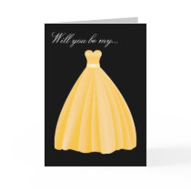 Be My Bridesmaid or Maid of Honour Card