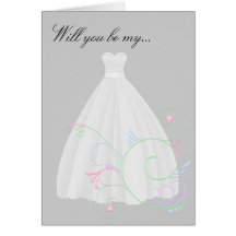 Be My Bridesmaid or Maid of Honour Card