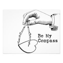 Be My Compass Personalized Invitation