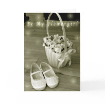 Be my flowergirl card