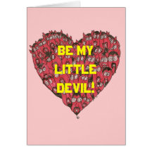 Be my little Devil! card