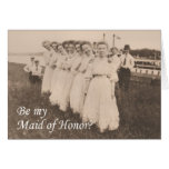 Be my Maid of Honour? Greeting Card