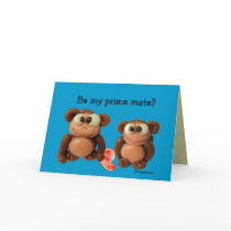 Be My Prime Mate Love Valentine's Day Card