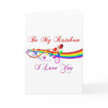 Be My Rainbow Gay Valentine Card