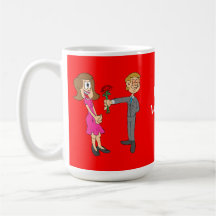 Be my valentine 4 coffee mug