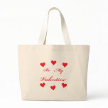 be my valentine canvas bags