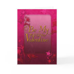 Be My Valentine Card