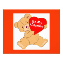 Be My Valentine - Designer Valentine Greeting Card Invitations