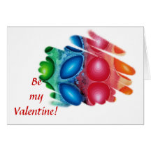 Be my Valentine Greeting Card Quadric