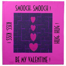 BE MY VALENTINE NAPKIN
