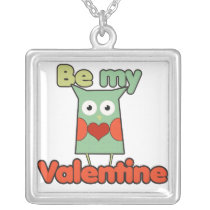 Be my Valentine Owl necklaces