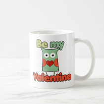 Be my Valentine Owl mugs
