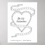 Be My Valentine Poster