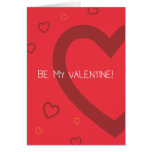 Be My Valentine Red Card