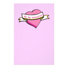 Be My Valentine Stationery