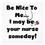 Be Nice Nurse T-shirts and Gifts Custom Invite