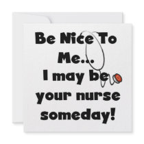 Be Nice Nurse T-shirts and Gifts
