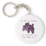 Be nice to bacteria keychains