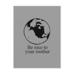 Be nice to your mother postcards