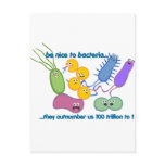 Be Nicer to Bacteria Post Card