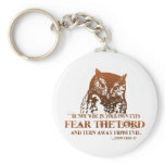 Be not wise in your own eyes; fear the LORD, and keychains