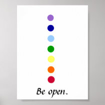 Be Open - Chakra Poster