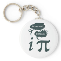 be rational! get real! keychain