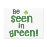 Be Seen in Green - Shamrock Post Cards