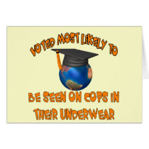 Be Seen On Cops Greeting Card