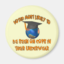 Be Seen On Cops Magnets
