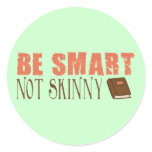 Be Smart Round Stickers