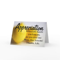 Be thankful and count your blessings