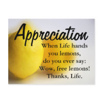 Be thankful and count your blessings