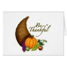 Be thankful greeting card