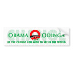 Be the change bumper sticker