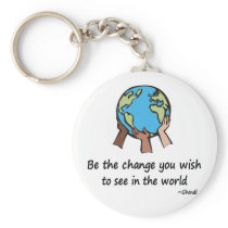 Be the Change Keychains