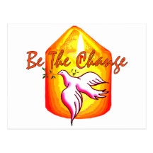 Be The Change Postcard