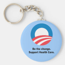 Be the change. Support health care Keychains