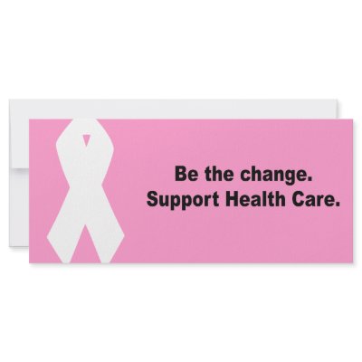 Be the change. Support health care Rack Card by AntiRepublican