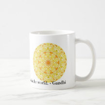 Be the change you want to see in the world. Gandi Mugs