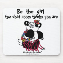 BE THE GIRL... Mouse pad