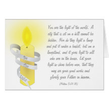Be The Light Card