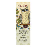 Be Wise - Bookmark business cards