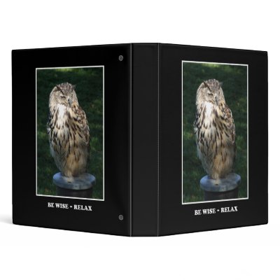 Be Wise - Relax Motivational Binder by Fanattic