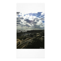 Beach 2 photo greeting card