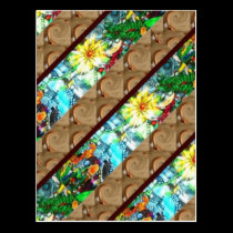 Beach and Flowers postcards